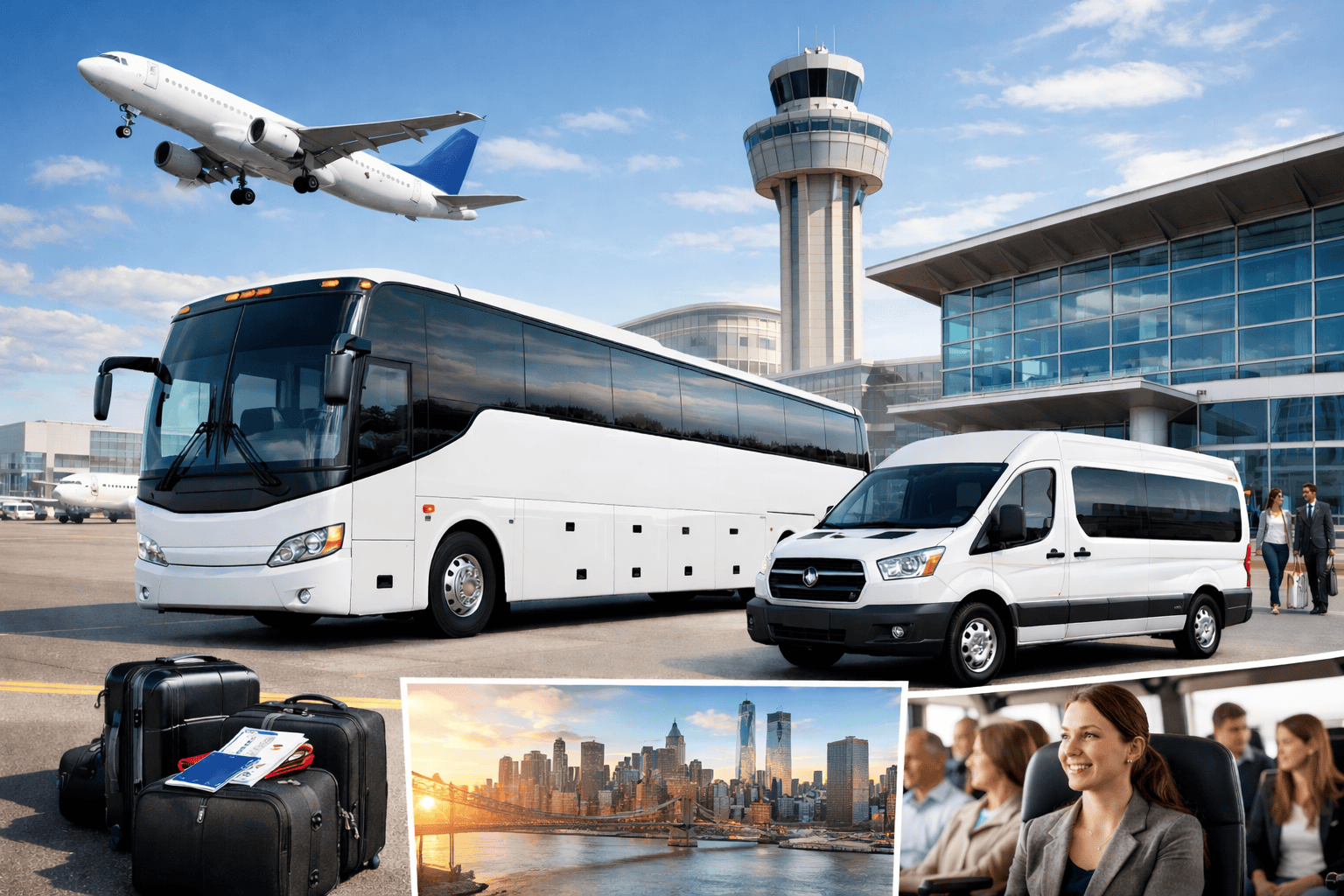 Private airport transfers to and from major airports